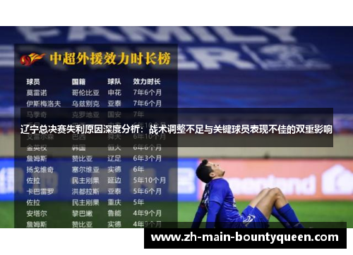 辽宁总决赛失利原因深度分析：战术调整不足与关键球员表现不佳的双重影响